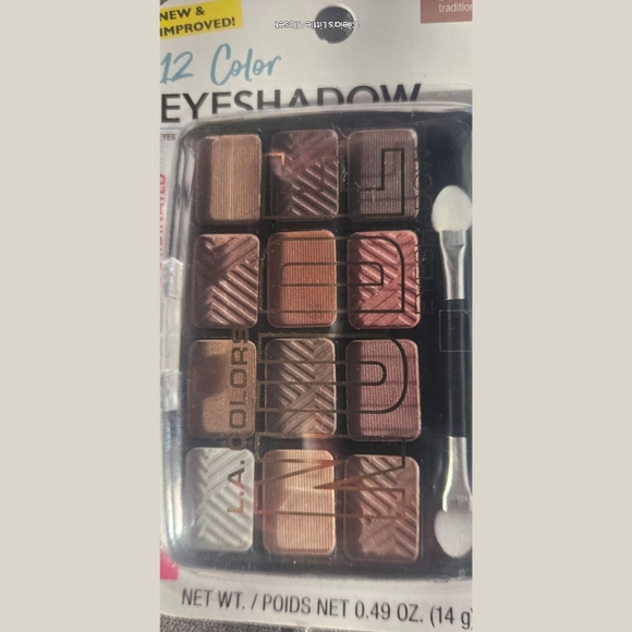 L.A.Colors 6 color Eyeshadow Palette Lucky, Haute and 12 color Traditional. - Picture 6 of 11